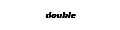 Double